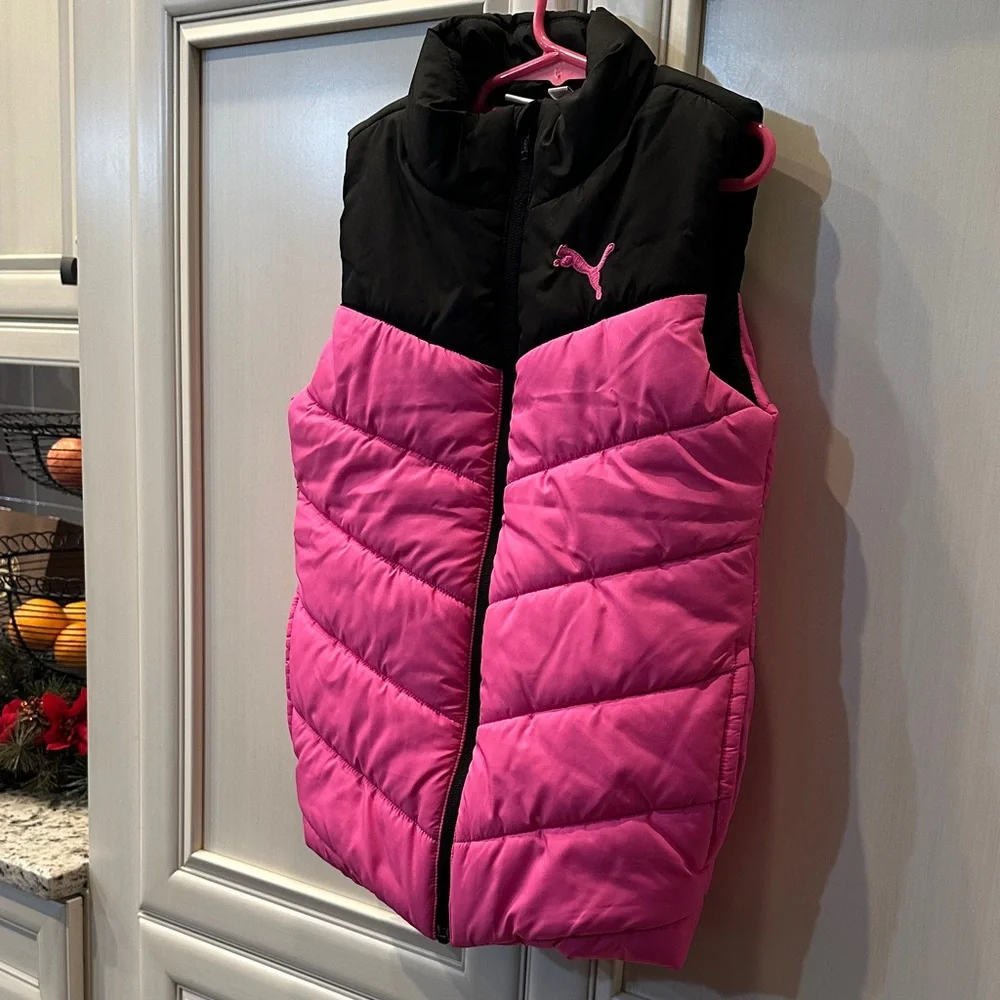 EUC Puma Kids Puffer Vest, small (7/8) kids size